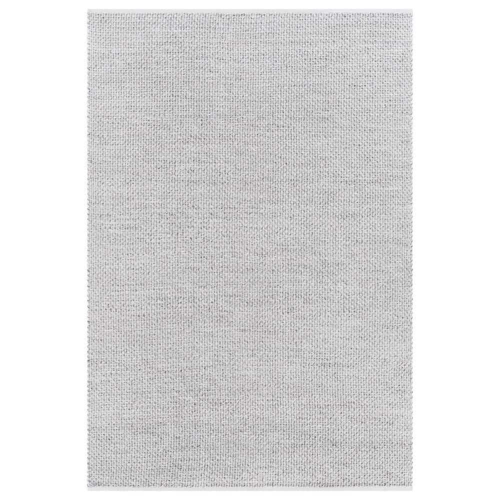 Surya Azalea Solid 5" x 7"6" Slate, Off White and Ink Blue Indoor/Outdoor Area Rug, , large