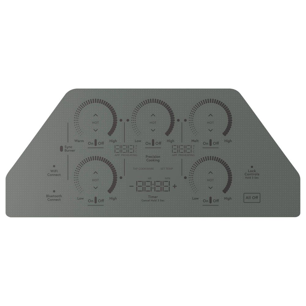 Cafe 2-Piece Kitchen Package with Matte White 30" Smart Built-In Convection Single Wall Oven and Stainless Steel 36" Touch Control Induction Cooktop, , large