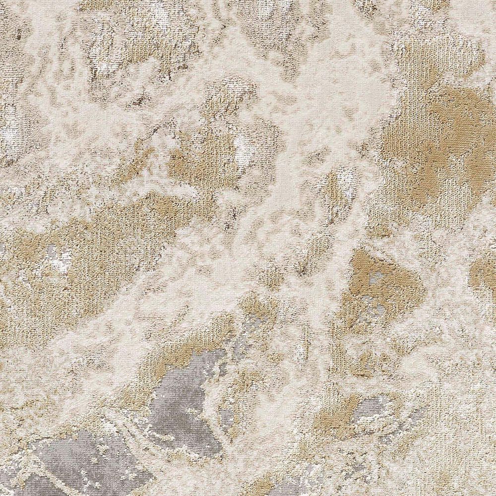 Feizy Aura 2&#39;10&quot; x 7&#39;10&quot; Beige and Gray Runner, , large
