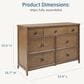Maxi Cosi Quiet Luxury 2- Piece Set with 7-Drawer Dresser and Changer Top in Dolce Oak Stain, , large