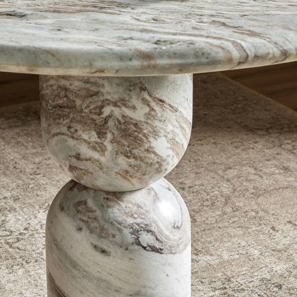 Four Hands Figueroa Dining Table in Sawar Marble, , large