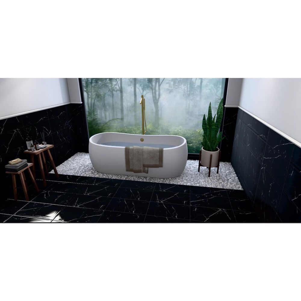 Soho Studio Marmi D'Italia Port Laurent 12" x 24" Polished Porcelain Tile, , large