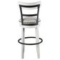 Ashley Valebeck Swivel Bar Stool in Vintage White and Black, , large