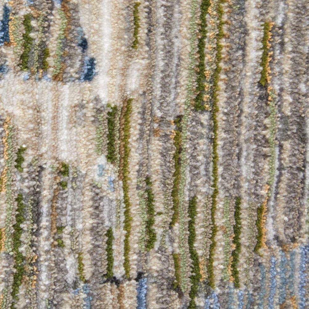 Feizy Melrose 7&#39;10&quot; x 10&#39;3&quot; Green and Ivory Area Rug, , large