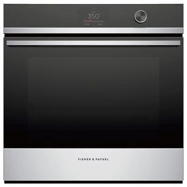 Fisher and Paykel 24" Electric Single Wall Oven with Digital and Knobs Control in Black and Stainless Steel, , large