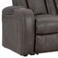 Ashley Fyne-Dyme 2-Piece Power Reclining Living Room Set in Shadow, , large