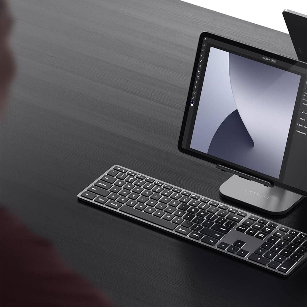 Satechi Slim X3 Bluetooth Backlit Keyboard in Space Gray, , large
