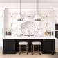 Hunter Briargrove 4-Light Chandelier in Matte Black, , large