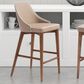 Zuo Modern Moor Counter Stool in Beige and Brown, , large