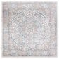 Safavieh Oregon  6"7" Square Grey and Blue Area Rug, , large