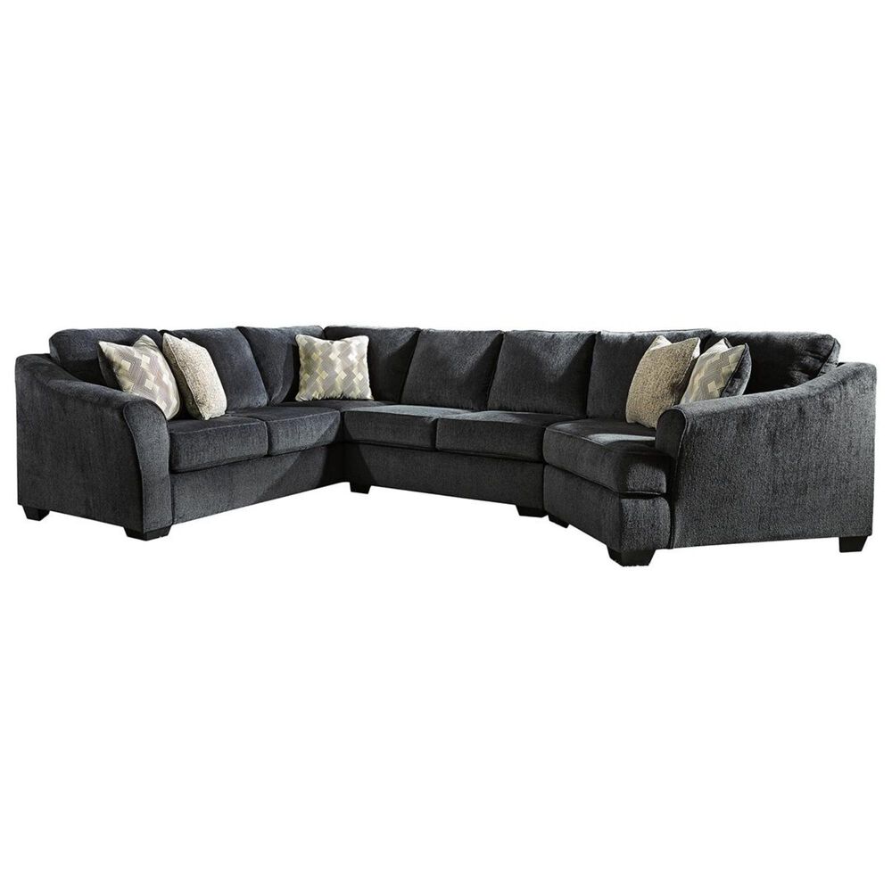 Eltmann 3-Piece Right Facing U-Shaped Sectional in Gray, , large