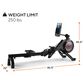 ProForm Trainer 500 Rower with 5" Display, Built-in Tablet Holder and SpaceSaver Design in Black, , large