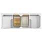 James Martin Vanities Breckenridge 60" Double Bathroom Vanity in Bright White with 3 cm Ethereal Noctis Quartz Top and Rectangular Sinks, , large