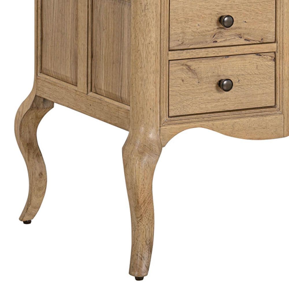 Riva Ridge Chateau Philippe Half Pedestal Desk in Cognac, , large