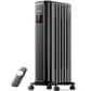 Pelonis Oil-Filled Radiant Tower Indoor Electric Heater with Thermostat and Remote, , large