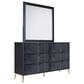 New Heritage Design Kailani 4-Piece Queen Bedroom Set in Black and Gold, , large