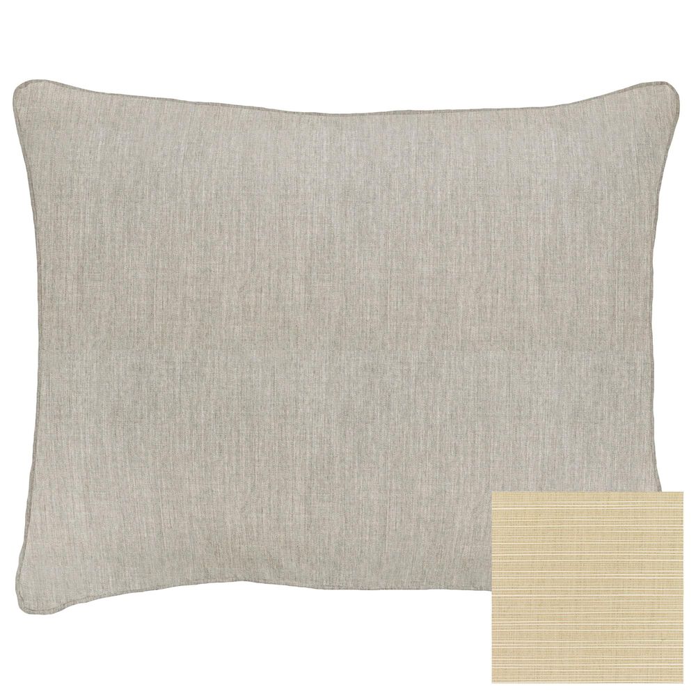 Sorra Home 22" x 27" Pillow in Dupione Sand, , large