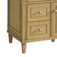 James Martin Vanities Lorelai 48" Single Vanity in Light Natural Oak with 3 CM Carrara White Marble Top, , large