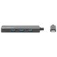 Manhattan 4-Port USB 3.0 Type-C Hub in Black, , large