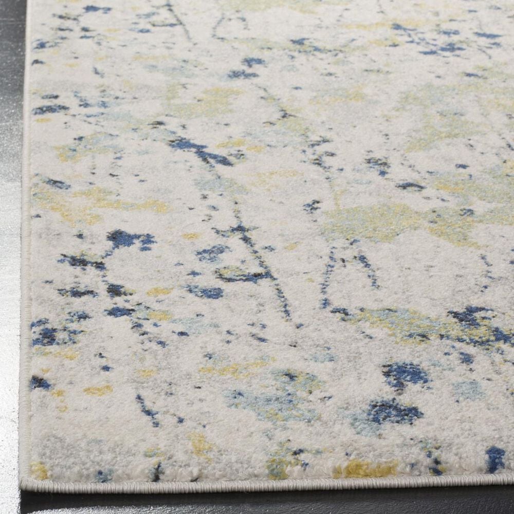Safavieh Evoke EVK284C 4&#39; x 6&#39; Ivory and Yellow Area Rug, , large