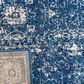 Safavieh Evoke EVK270A 10" x 14" Royal and Ivory Area Rug, , large