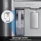 Samsung 28.6 Cu. Ft. Bespoke 4-Door French Door Refrigerator with AI Family Hub+ & AI Vision Inside in Charcoal Glass and Black/Charcoal, , large