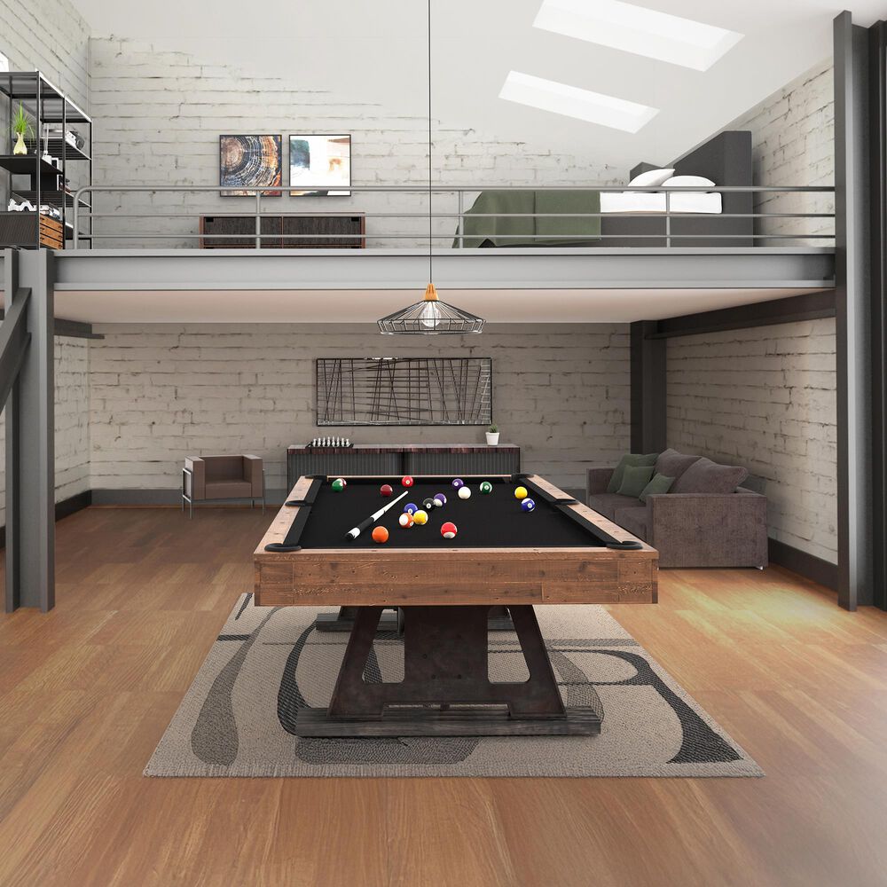IMPERIAL Davinci Pool Table in Reclaimed Wood, , large