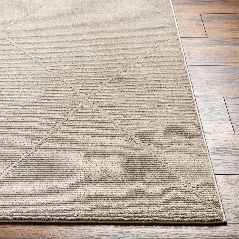 Surya Alder ALD-2301 5&#39; x 7&#39; Taupe and Tan Area Rug, , large