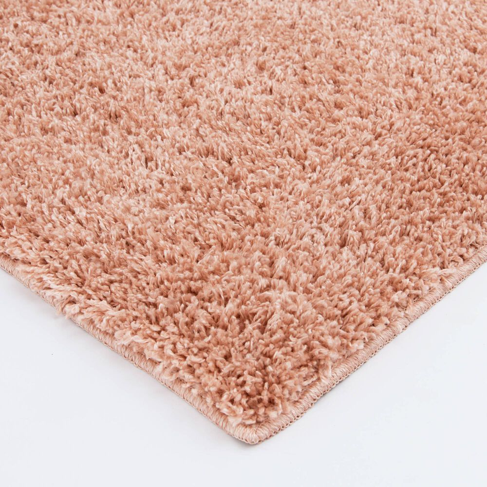 Central Oriental Geneva Shag 5&#39; x 7&#39; Blush Area Rug, , large