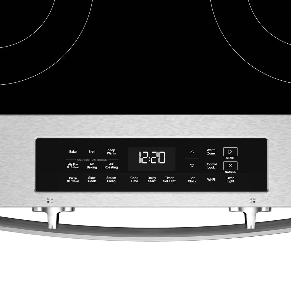 Whirlpool 30" Electric Smart Range in Stainless Steel, , large