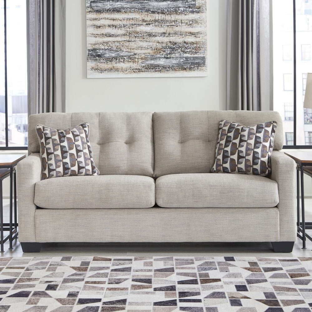 Signature Design by Ashley Mahoney Full Sleeper Sofa in Pebble | NFM