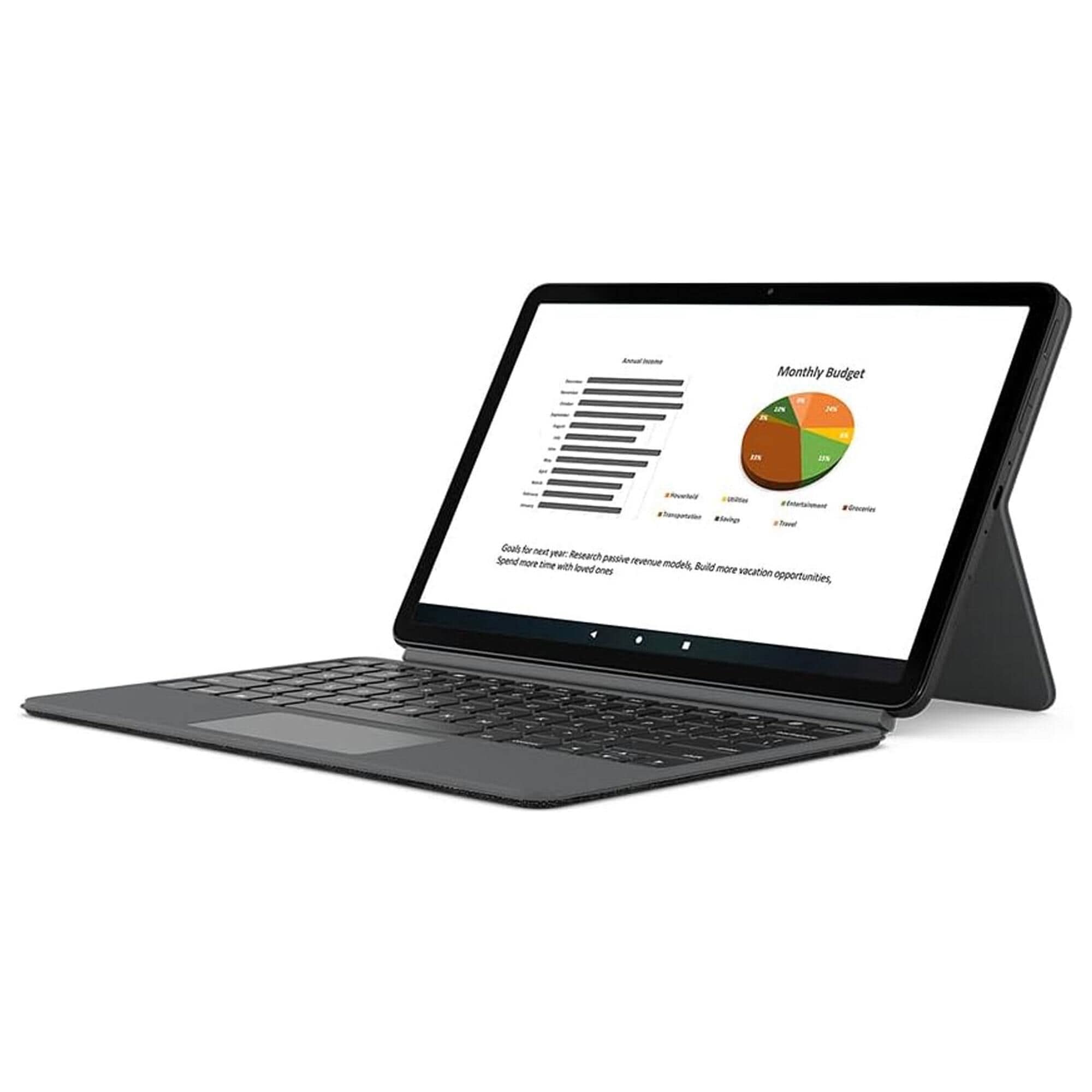 Amazon Fire Max 11 Keyboard Case in Gray
