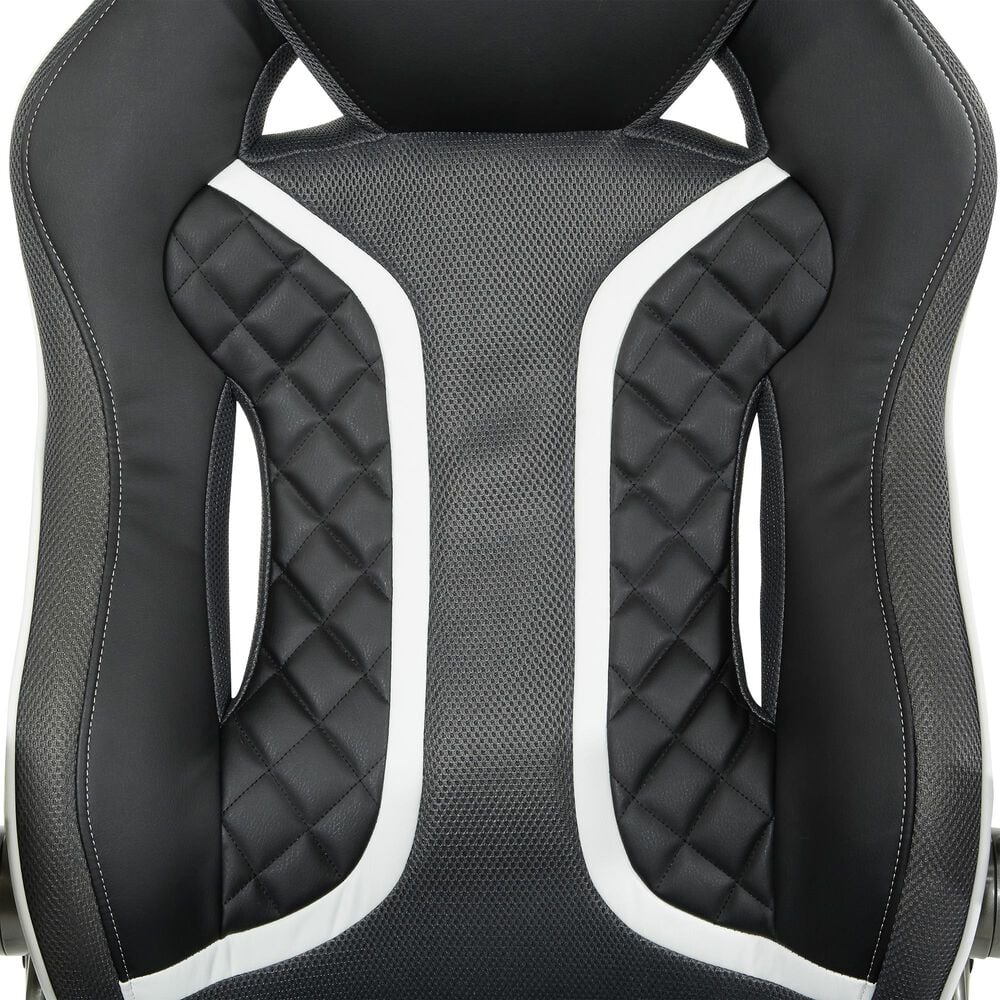 OSP Home Xplorer 51 Gaming Chair in Black and Gray, , large