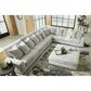 Ashley Regent Park Oversized Accent Ottoman in Pewter, , large