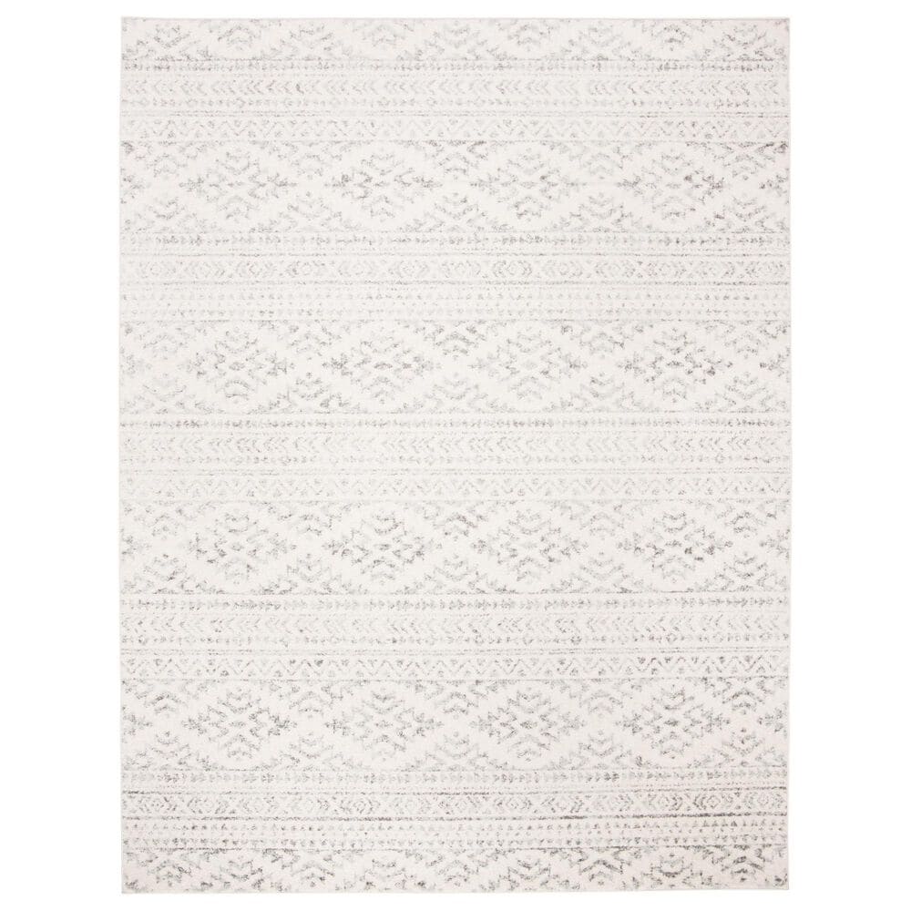 Safavieh Tulum TUL272A 9" x 12" Ivory and Grey Area Rug, , large