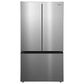 Midea 32 Cu. Ft. French Door Refrigerator with AutoFill Water Pitcher in Stainless Steel, , large