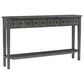 Linon Home Decor Sadie Console Table in Distressed Dark Grey, , large