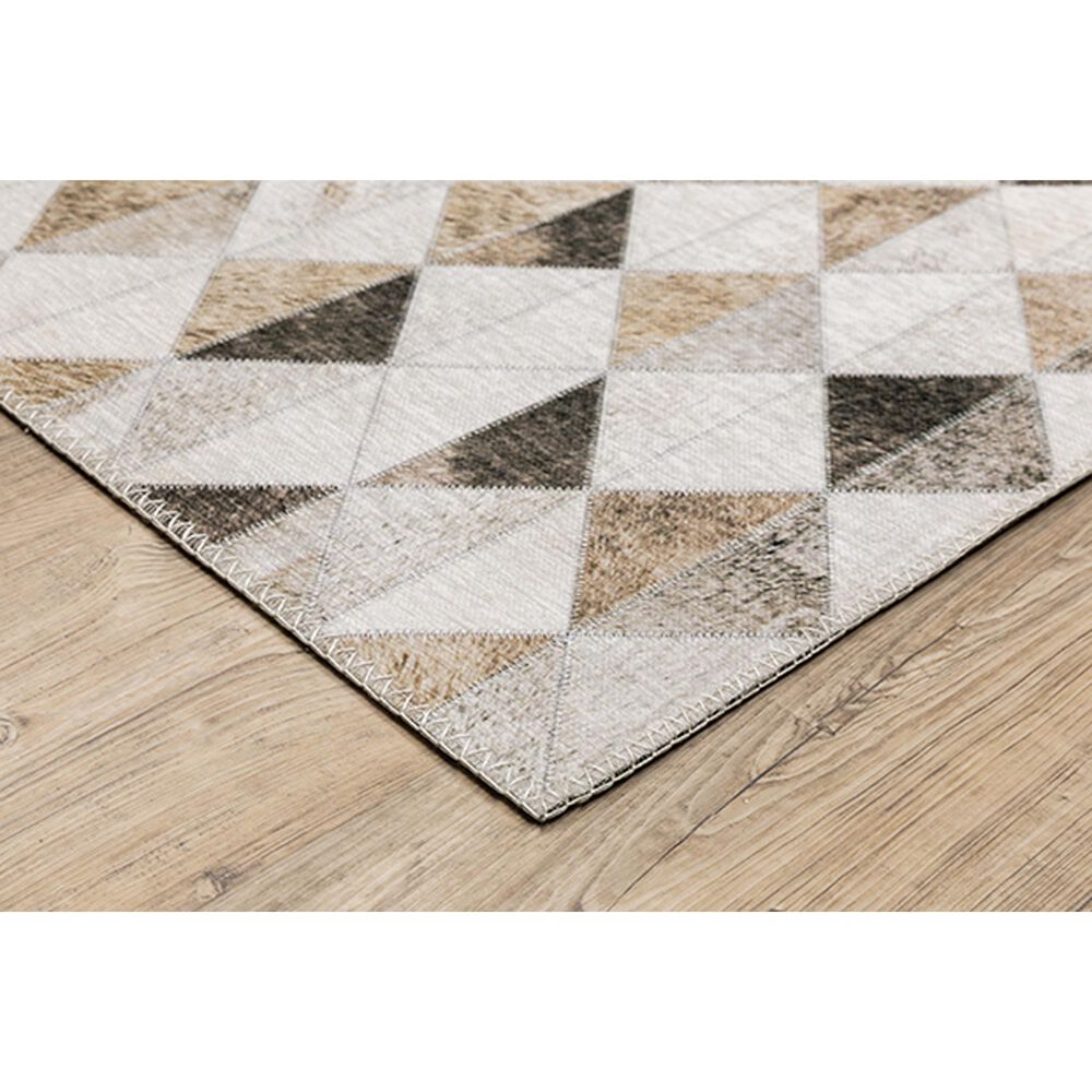 Oriental Weavers Myers Park MYP18 2&#39; x 8&#39; Beige Runner, , large