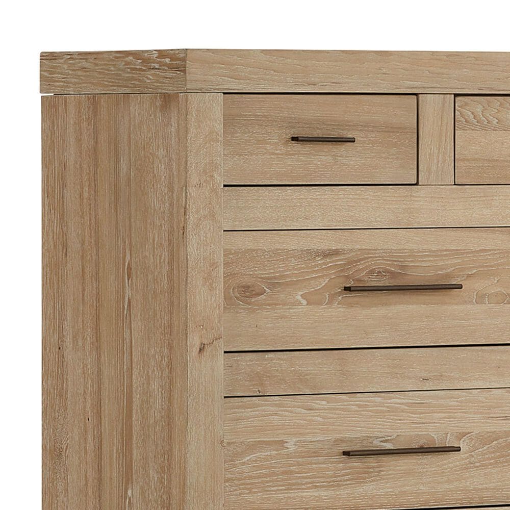 Riva Ridge Modern Loft 4-Piece King Storage Bedroom Set in Khaki, , large