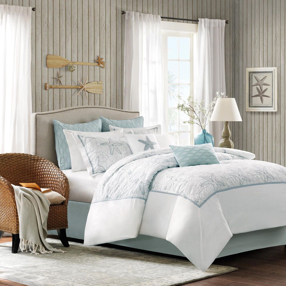 Hampton Park Maya Bay Euro Sham in Blue, , large