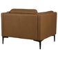 Superb Leather Leather Accent Chair in Oslo Antelope, , large