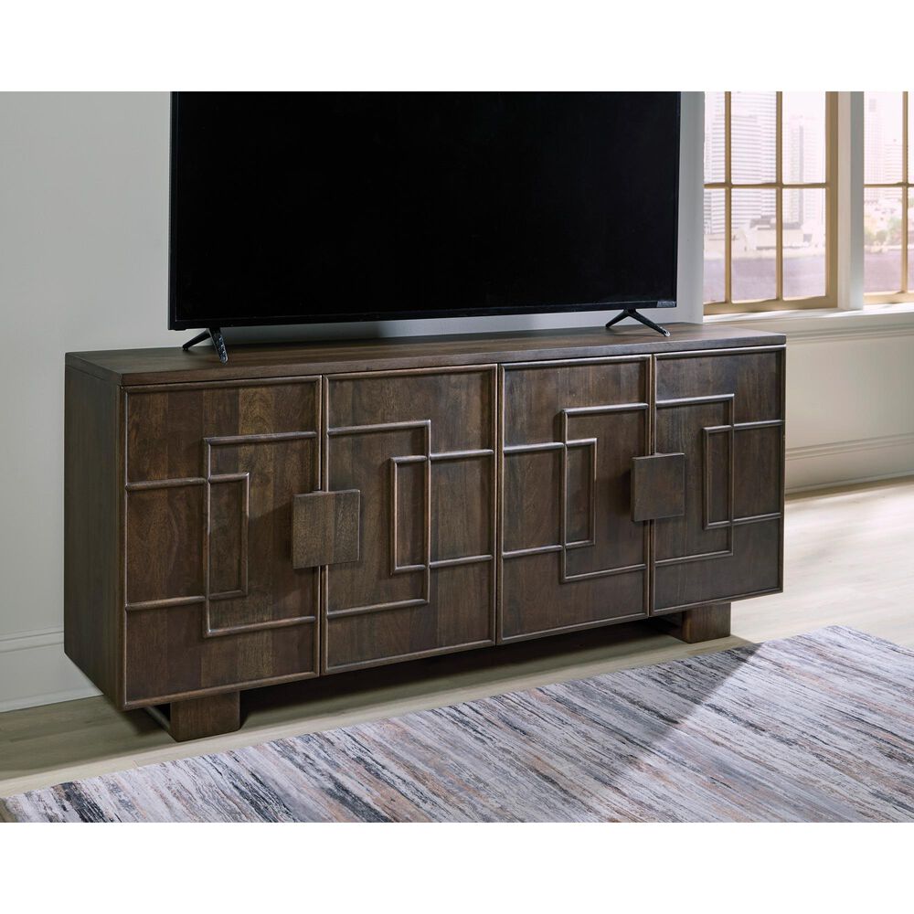 Ashley Cato Accent Cabinet in Dark Brown, , large