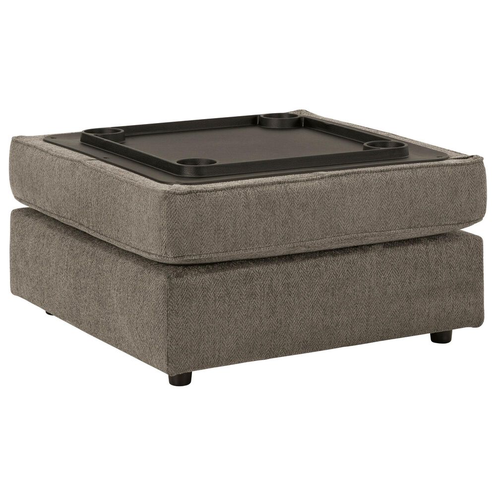 Ashley OPhannon Storage Ottoman in Putty, , large