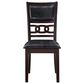 New Heritage Gia 3-Piece Round Drop Leaf Dining Set in Ebony, , large