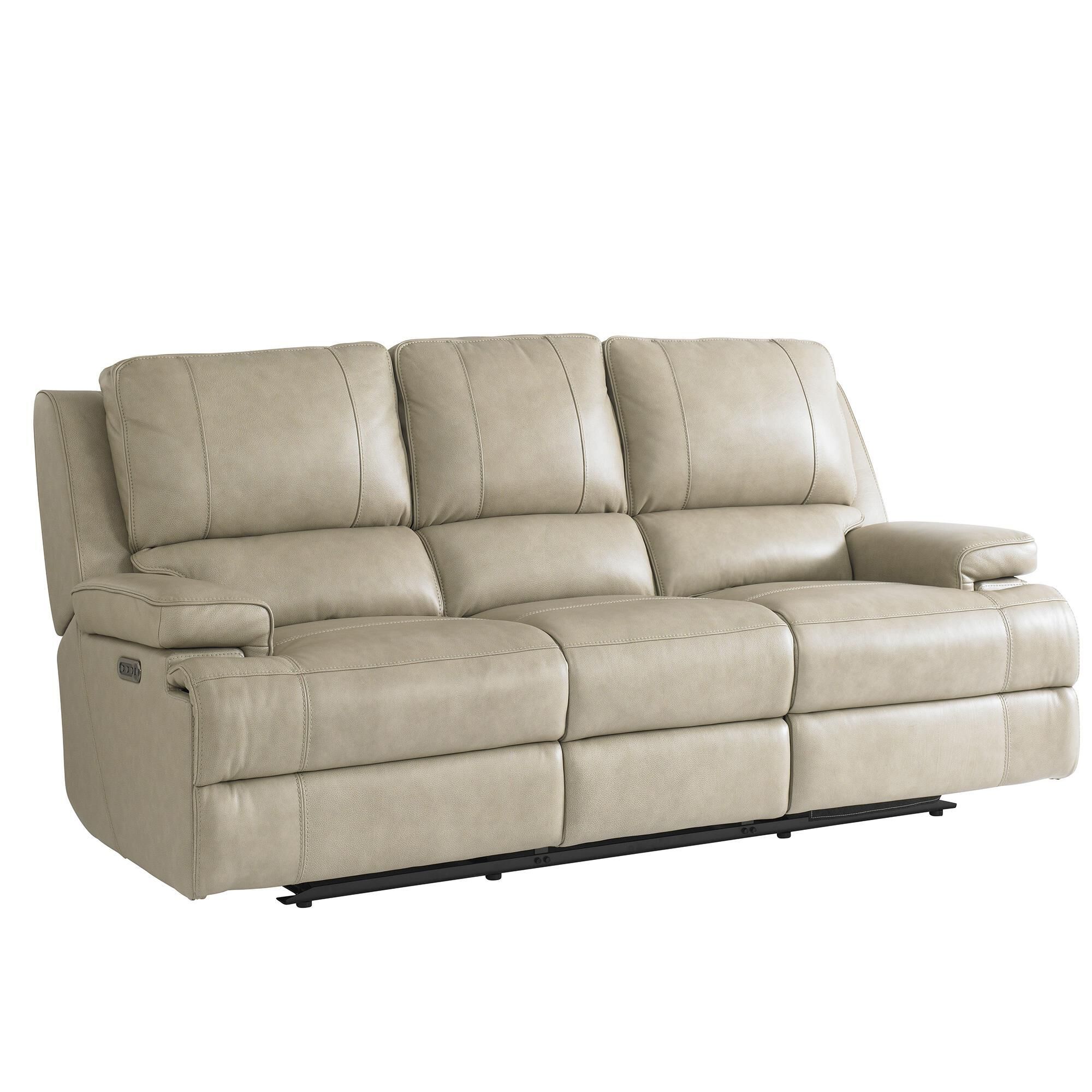 Power recliner sofas with shop lumbar and headrest