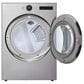 LG Front Load Washer and Gas Dryer with Pedestal in Stainless Still, , large