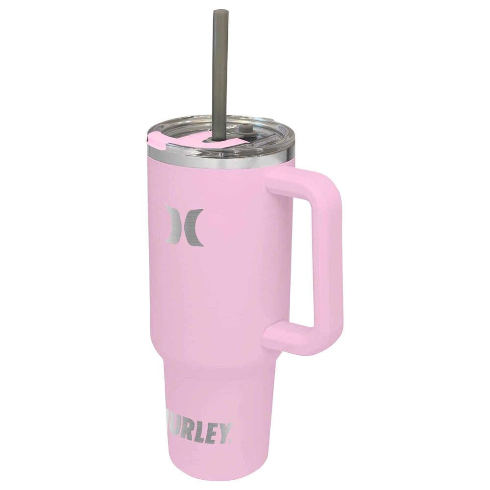 Hurley 40 Oz Tumbler Bottle with Straight Straw in Candy, , large
