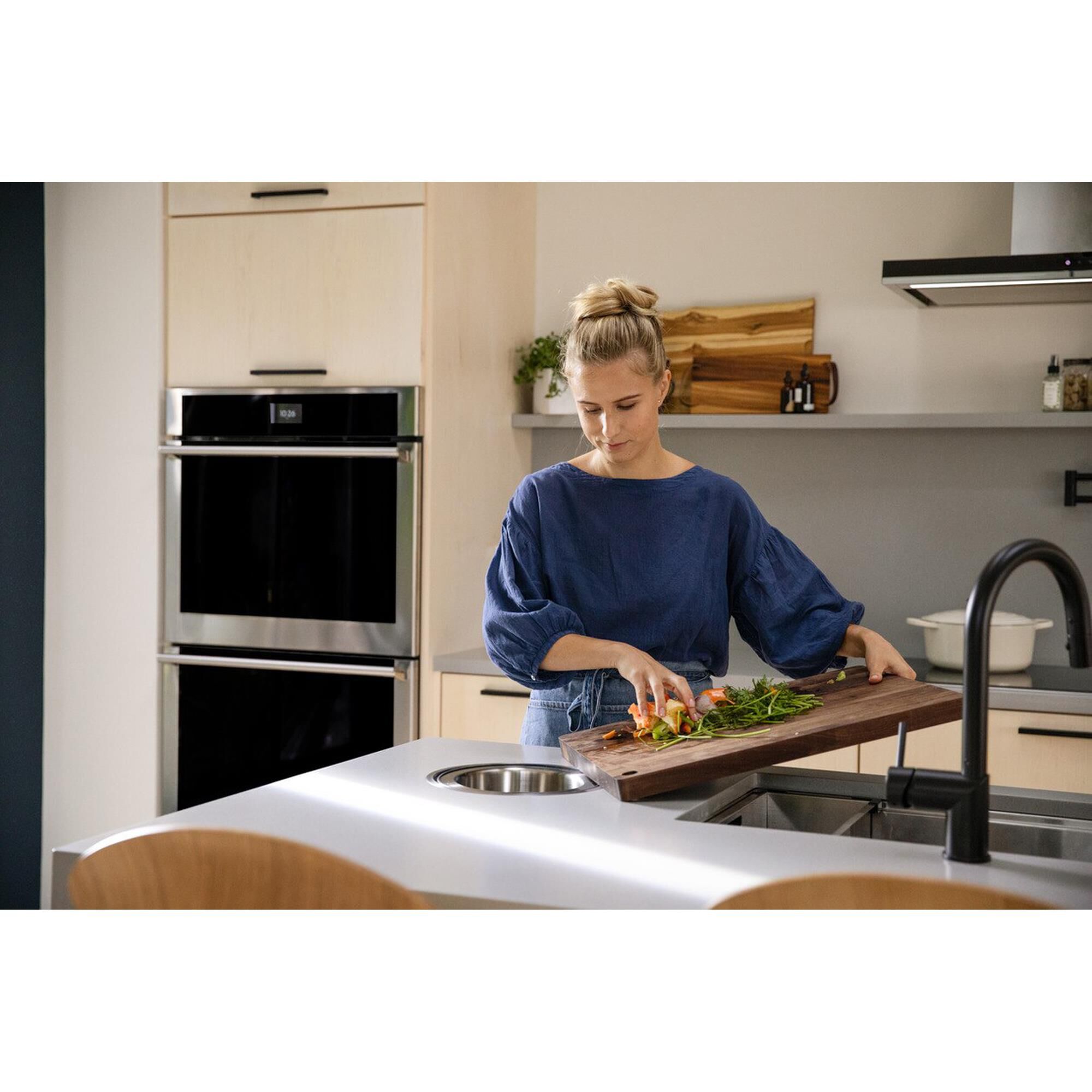 electric double under counter oven