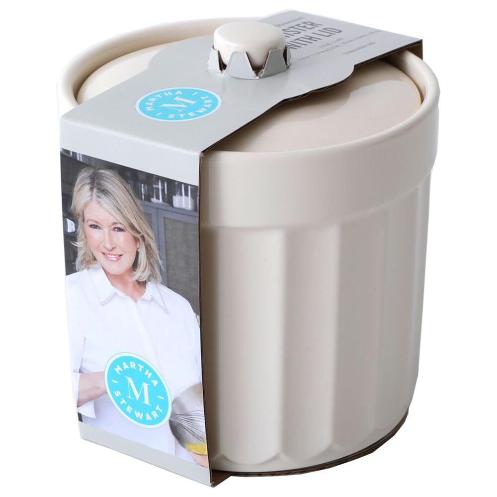 Gibson Overseas, Inc Broadbrook 1.3-Quart Canister with Lid in Cream, , large