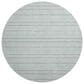 Dalyn Rug Company Soft Essentials Striped Sky 8" Round Indoor/Outdoor Area Rug, , large